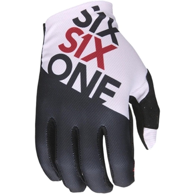 Rękawiczki SixSixOne 661 Raji biało-czarne