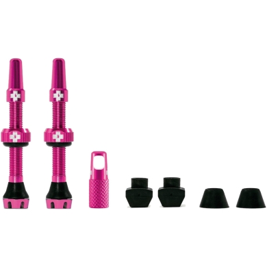 Zestaw wentyli Muc-Off V2 Tubeless Valves różowy