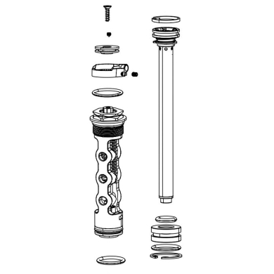 Tłumik Rock Shox Motion Control Remote 30 Gold / Judy Gold 26"