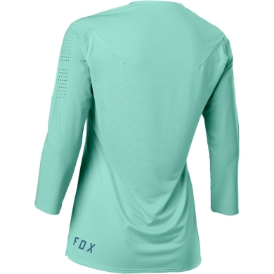 Koszulka damska Fox Lady Flexair 3/4 zielona