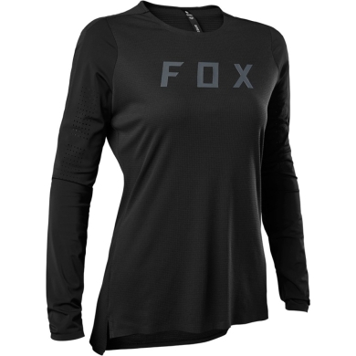 Koszulka rowerowa damska z długim rękawem Fox Lady Flexair Pro czarna