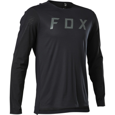 Koszulka rowerowa z długim rękawem Fox Flexair Pro czarna