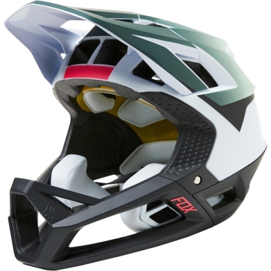 Kask rowerowy Fullface Fox Proframe Graphic 2 biały