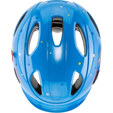 Kask rowerowy Uvex Oyo Style niebiesko-czerwony