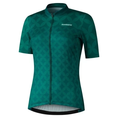 Koszulka rowerowa damska Shimano Mizuki zielona