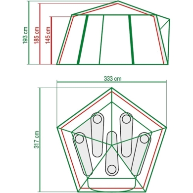 Namiot Coleman Pentagon 5