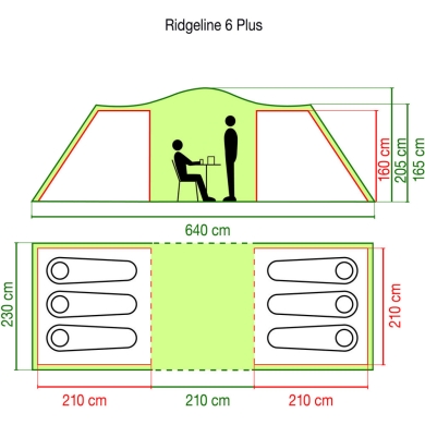 Namiot Coleman Ridgeline 6 Plus