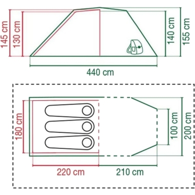 Namiot Coleman Tasman 3 Plus