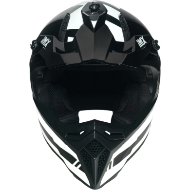 Kask cross IMX FMX-02 czarno-biały