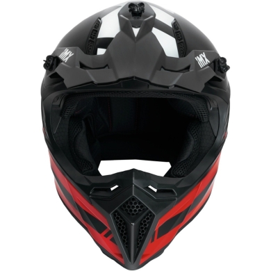 Kask cross IMX FMX-02 czarno-czerwony