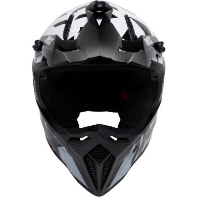 Kask cross IMX FMX-02 biało-szary