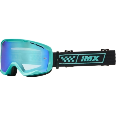 Gogle IMX Endurance Race turkusowo-czarny szyba iridium green