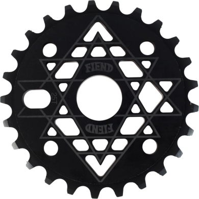 Tarcza mechanizmu korbowego Fiend Palmere czarna (z osłoną)