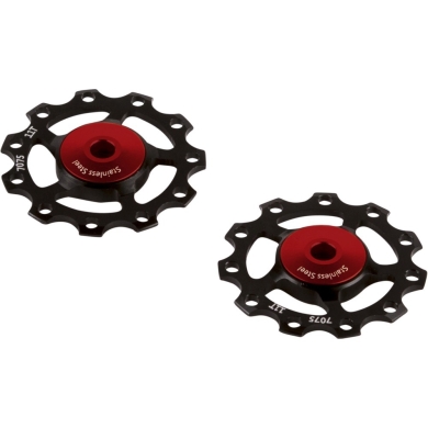 Kółka przerzutki CEMA Shimano / SRAM 9-11s stal nierdzewna i aluminium