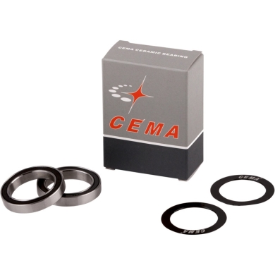 Zestaw łożysk CEMA do suportów Interlock 24-22mm czarny