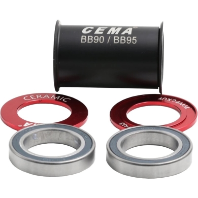 Suport rowerowy CEMA BB90-BB95 Shimano 24 mm ceramiczny