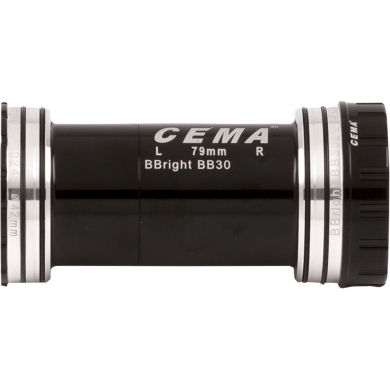 Suport rowerowy CEMA BBright46 Interlock stal nierdz. Shimano 24 mm