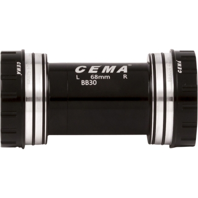 Suport rowerowy CEMA BB30 Interlock stal FSA386 / Rotor30mm czarny