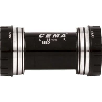 Suport rowerowy CEMA BB30 Interlock stal FSA386 / Rotor 30 mm czarny