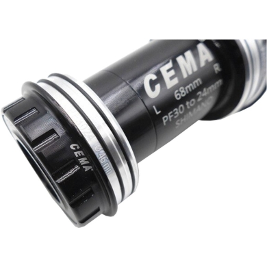 Suport rowerowy CEMA PF30 Interlock stal Shimano 24mm czarny