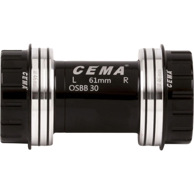 Suport rowerowy CEMA OSBB Interlock Shimano 24mm ceramiczny czarny