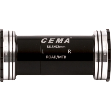 Suport rowerowy CEMA BB86 - BB92 Interlock ceramiczny Shimano czarny
