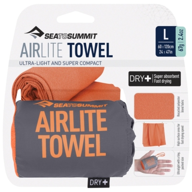 Ręcznik szybkoschnący Sea to Summit Airlite Towel Orange