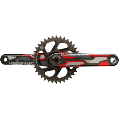 Mechanizm korbowy Truvativ Descendant Eagle DUB DH CoLab Troy Lee Designs (36T) czerwony