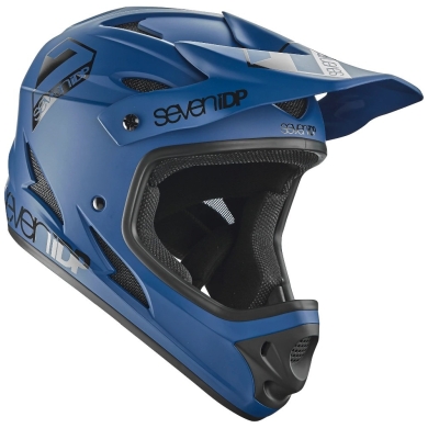 Kask rowerowy Fullface 7iDP M1 niebieski