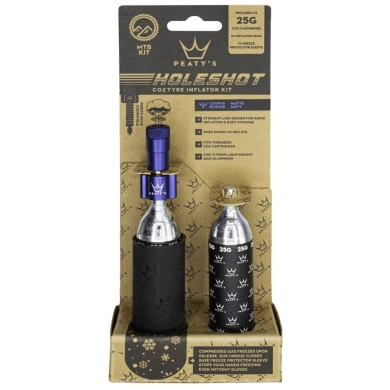 Pompka na naboje CO2 Peatys Holeshot Inflator granatowa