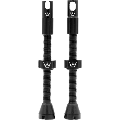 Zestaw wentyli Peatys x Chris King tubeless czarne