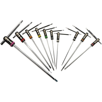 Zestaw kluczy imbusowych i torx Pedros Master T-Handle