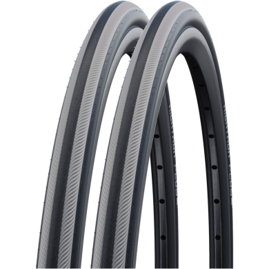 Komplet opon do wózka inwalidzkiego Schwalbe Rightrun Plus 22 szary
