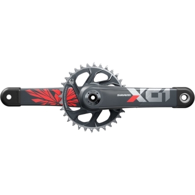 Mechanizm korbowy SRAM X01 Eagle DUB Boost czerwony