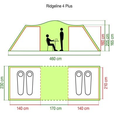 Namiot Coleman Ridgeline 4 Plus