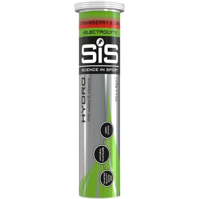 Tabletki energetyczne S.I.S. Science In Sport Hydro + Electrolyte Truskawka i limonka