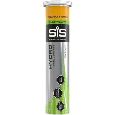 Tabletki energetyczne SIS Hydro + Electrolyte Ananas i mango 20x4g