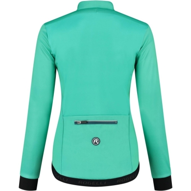 Bluza rowerowa damska Rogelli Pesara turkusowa