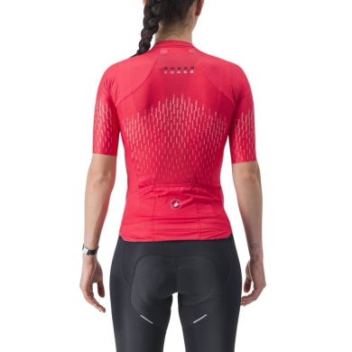 Koszulka rowerowa damska Castelli Aero Pro W czerwona