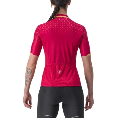 Koszulka rowerowa damska Castelli Pezzi czerwona
