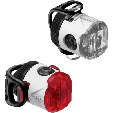 Zestaw lampek rowerowych Lezyne Femto Drive biały