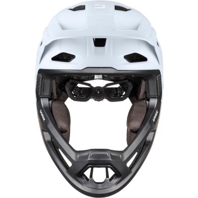 Kask rowerowy Fullface Uvex revolt biało-czarny