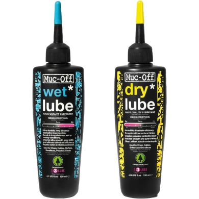Zestaw olej do łańcucha Muc-Off Wet i Dry