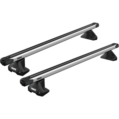 Bagażnik dachowy Thule Slidebar Evo Nissan Navara (D23) 4-dr Double Cab 15- dach normalny srebrny