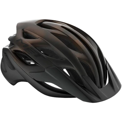 Kask rowerowy MET Veleno brązowy