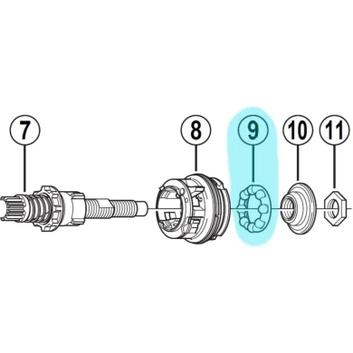 Łożysko piasty Shimano Nexus SG-3C40