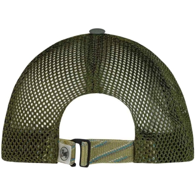 Czapka z daszkiem Buff Pack Trucker Cap Solid Military składana