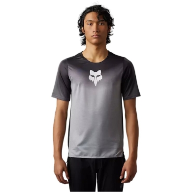 Koszulka rowerowa Fox Flexair Novah czarno-szara