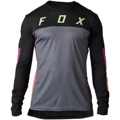 Koszulka rowerowa z długim rękawem Fox Defend Cekt czarna