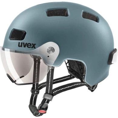 Kask rowerowy Uvex Rush Visor niebieski